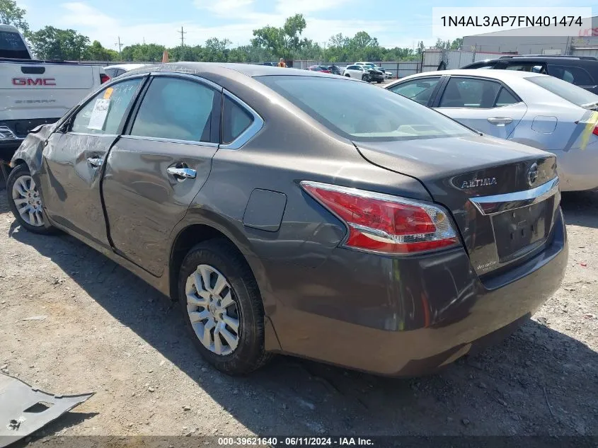 1N4AL3AP7FN401474 2015 Nissan Altima 2.5 S