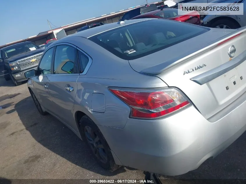 2015 Nissan Altima 2.5 S VIN: 1N4AL3AP2FC583628 Lot: 39653422