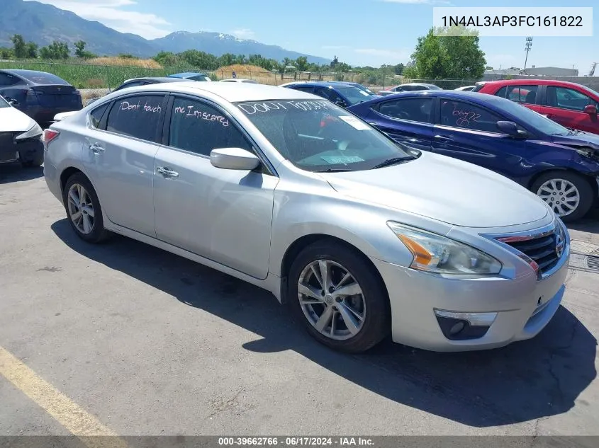 2015 Nissan Altima 2.5 Sv VIN: 1N4AL3AP3FC161822 Lot: 39662766