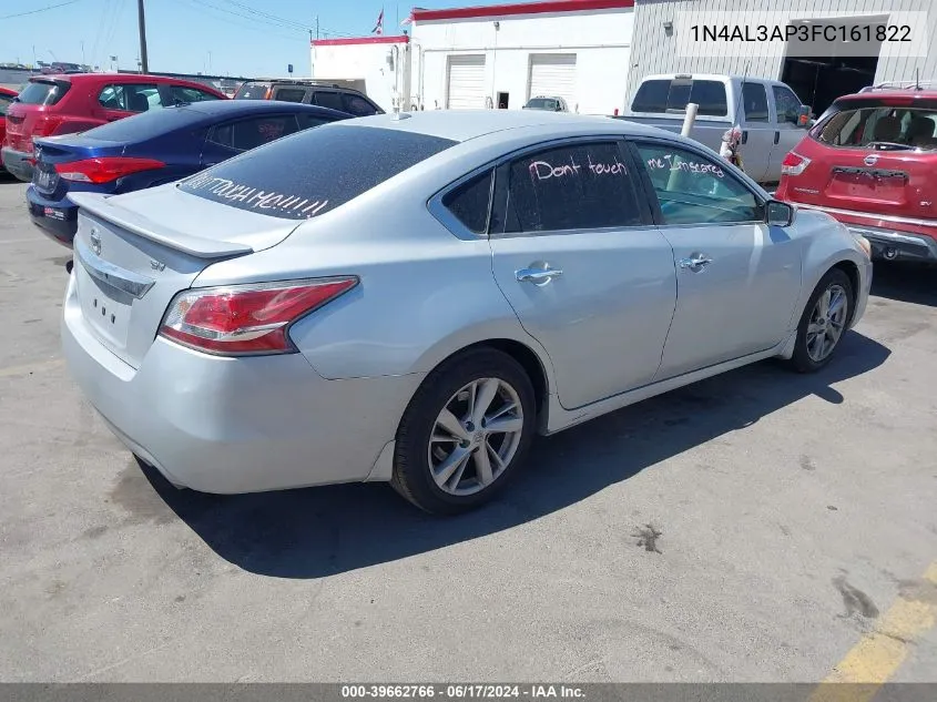 2015 Nissan Altima 2.5 Sv VIN: 1N4AL3AP3FC161822 Lot: 39662766