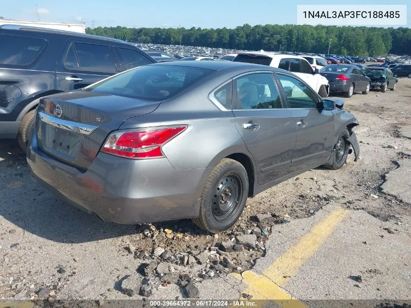 2015 Nissan Altima 2.5 S VIN: 1N4AL3AP3FC188485 Lot: 39664972