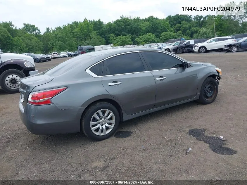 1N4AL3AP0FC204979 2015 Nissan Altima 2.5 S