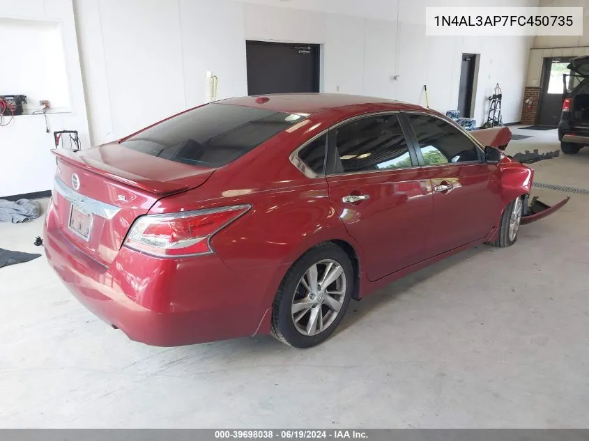 1N4AL3AP7FC450735 2015 Nissan Altima 2.5 Sl