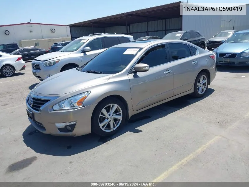 1N4AL3AP6FC590419 2015 Nissan Altima 2.5 Sv