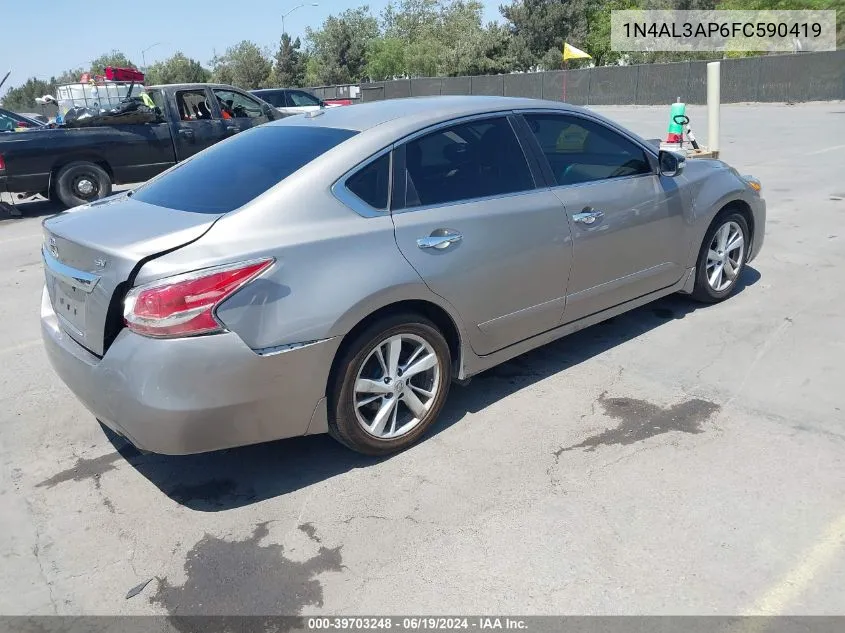 2015 Nissan Altima 2.5 Sv VIN: 1N4AL3AP6FC590419 Lot: 39703248