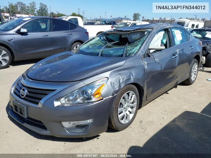 1N4AL3AP1FN344012 2015 Nissan Altima