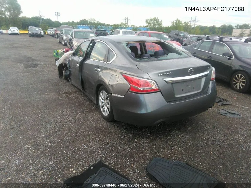 2015 Nissan Altima 2.5 S VIN: 1N4AL3AP4FC177088 Lot: 39748440