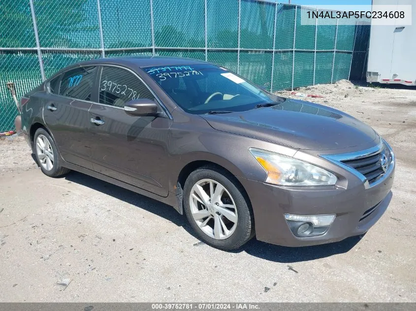 2015 Nissan Altima 2.5 Sv VIN: 1N4AL3AP5FC234608 Lot: 39752781