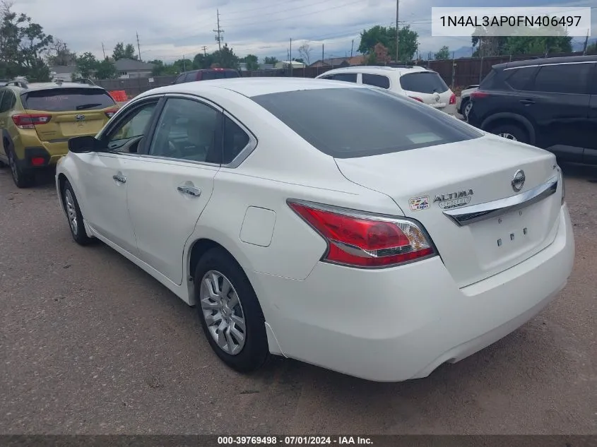 1N4AL3AP0FN406497 2015 Nissan Altima 2.5 S