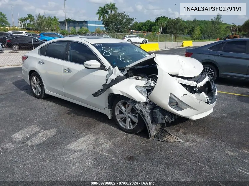 2015 Nissan Altima 2.5 Sv VIN: 1N4AL3AP3FC279191 Lot: 39796882