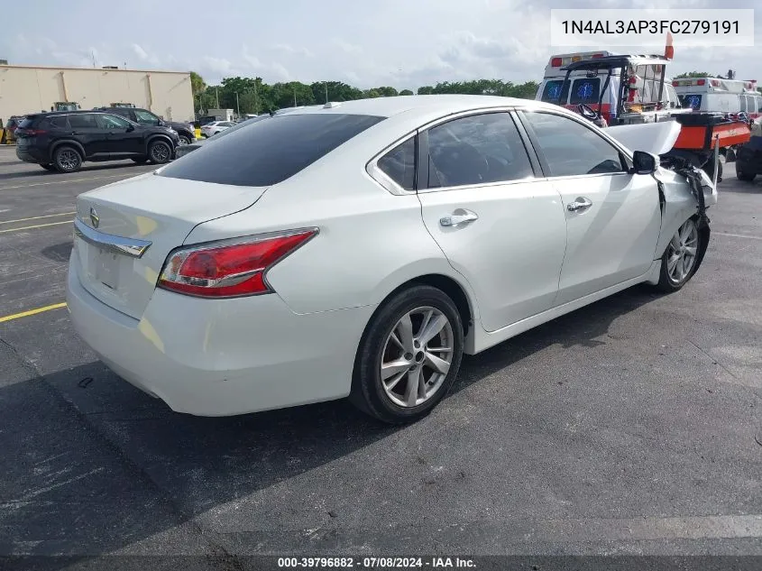 1N4AL3AP3FC279191 2015 Nissan Altima 2.5 Sv