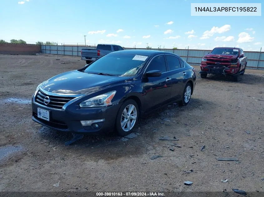 1N4AL3AP8FC195822 2015 Nissan Altima 2.5 Sv