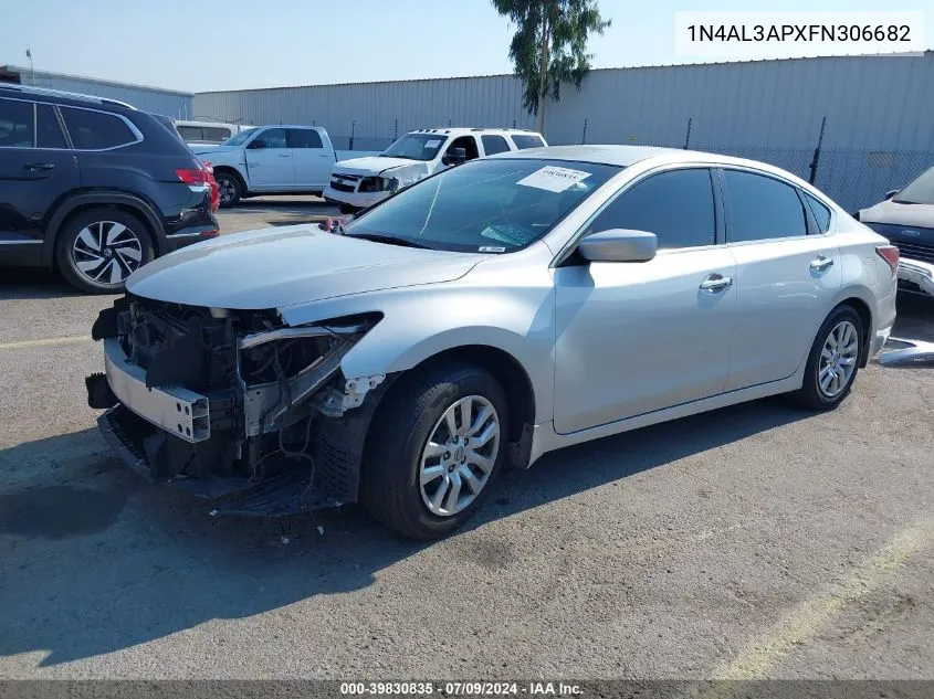 2015 Nissan Altima 2.5 S VIN: 1N4AL3APXFN306682 Lot: 39830835