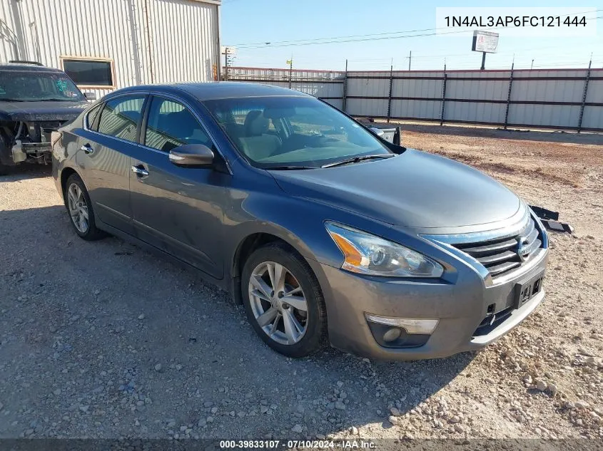 2015 Nissan Altima 2.5 Sv VIN: 1N4AL3AP6FC121444 Lot: 39833107