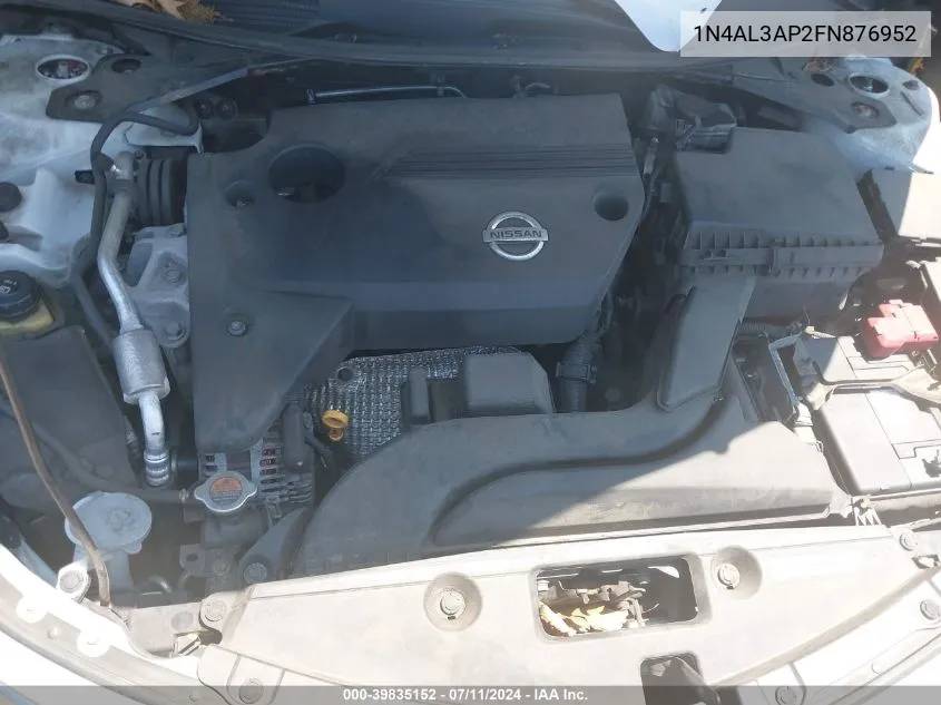 1N4AL3AP2FN876952 2015 Nissan Altima 2.5 Sl