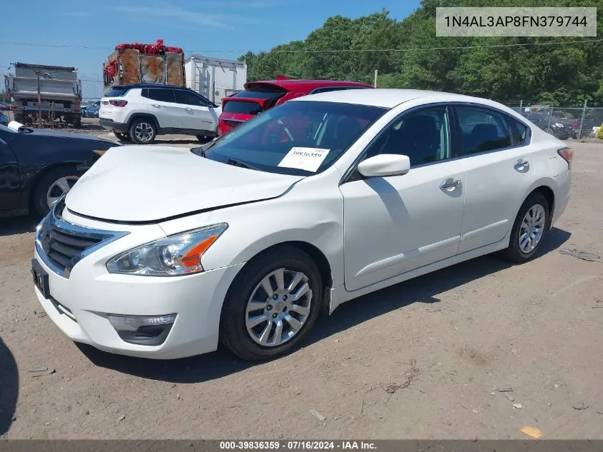 2015 Nissan Altima 2.5 S VIN: 1N4AL3AP8FN379744 Lot: 39836359