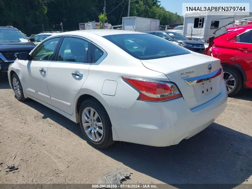 2015 Nissan Altima 2.5 S VIN: 1N4AL3AP8FN379744 Lot: 39836359