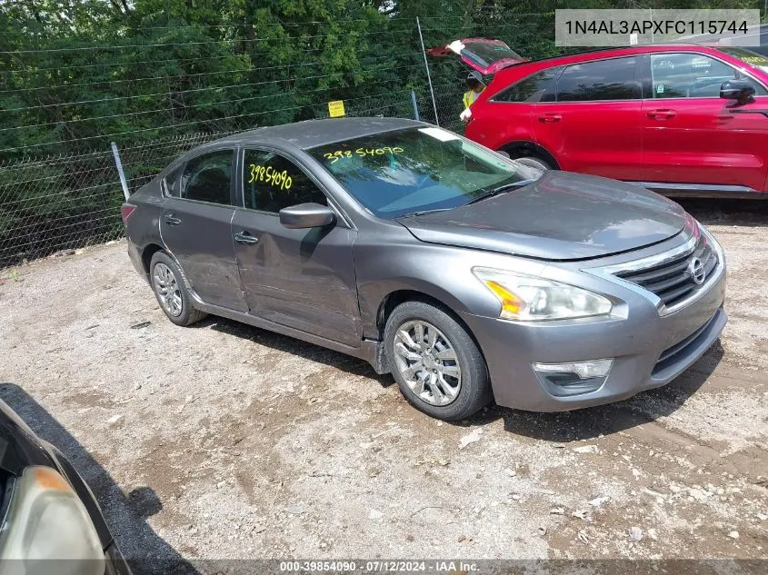 1N4AL3APXFC115744 2015 Nissan Altima 2.5 S