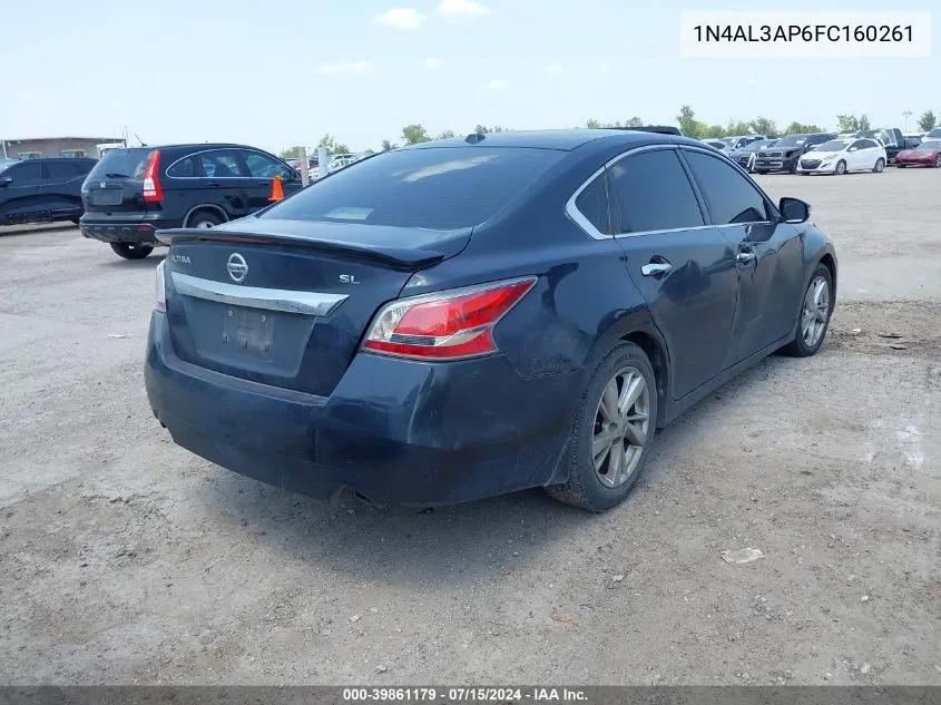 2015 Nissan Altima 2.5 Sl VIN: 1N4AL3AP6FC160261 Lot: 39861179