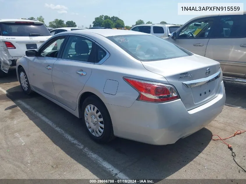 1N4AL3APXFN915559 2015 Nissan Altima 2.5/2.5 S/2.5 Sl/2.5 Sv