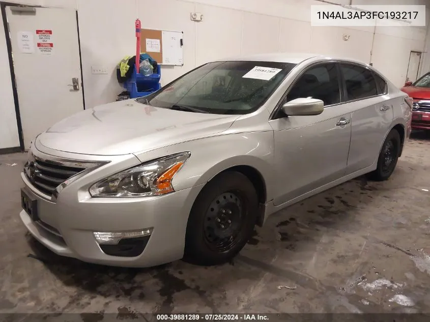 1N4AL3AP3FC193217 2015 Nissan Altima 2.5 S