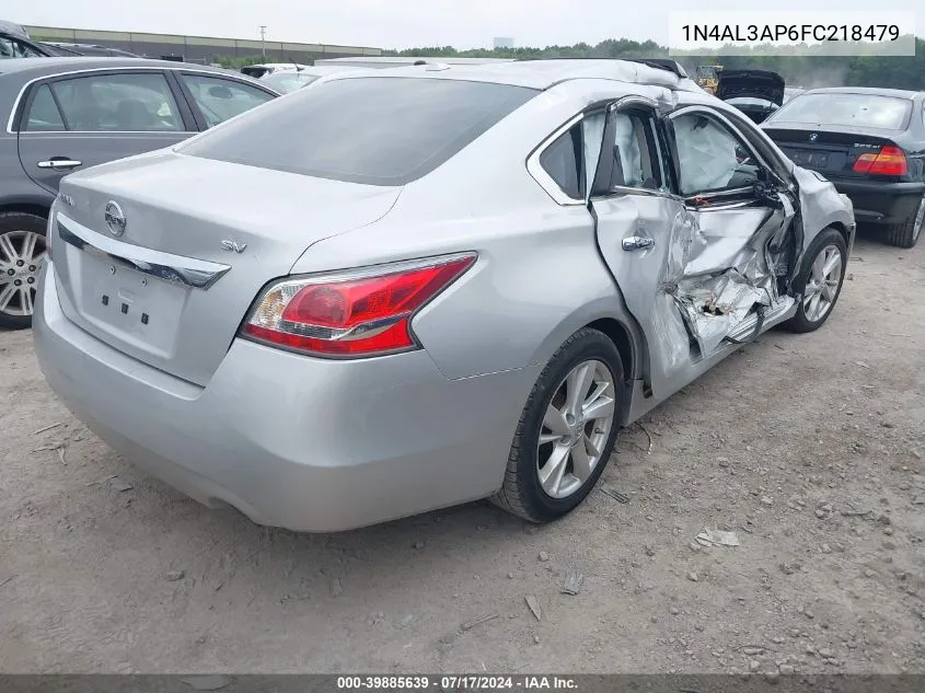 2015 Nissan Altima 2.5 Sv VIN: 1N4AL3AP6FC218479 Lot: 39885639