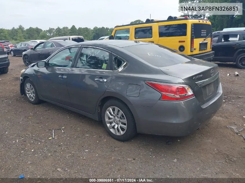 1N4AL3AP8FN326851 2015 Nissan Altima 2.5/2.5 S/2.5 Sl/2.5 Sv