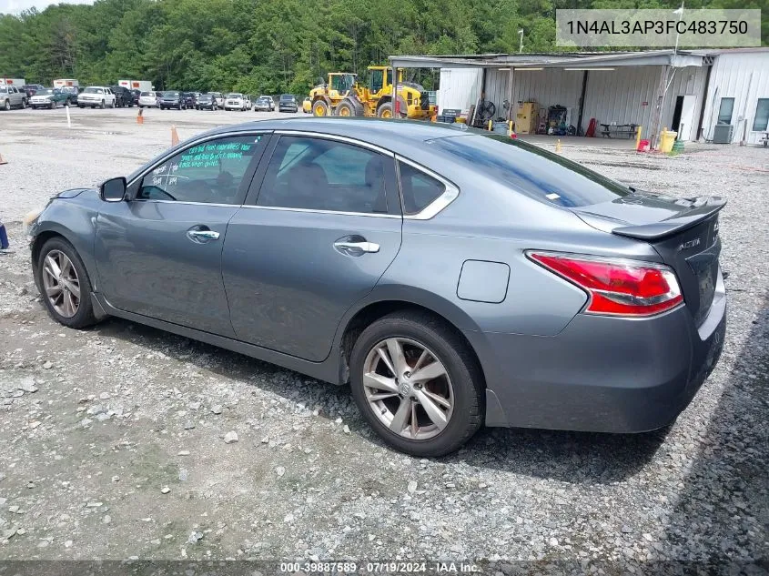 1N4AL3AP3FC483750 2015 Nissan Altima 2.5 Sl