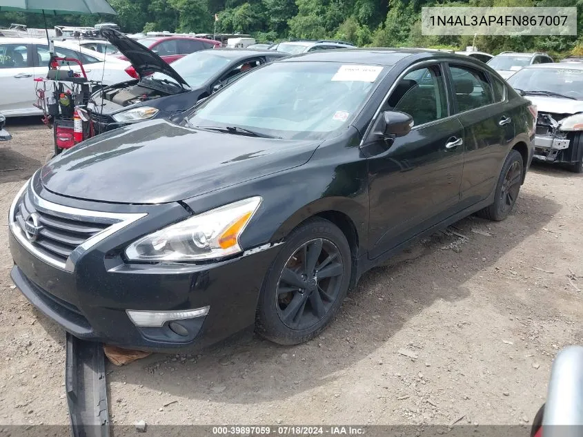 1N4AL3AP4FN867007 2015 Nissan Altima 2.5 Sl