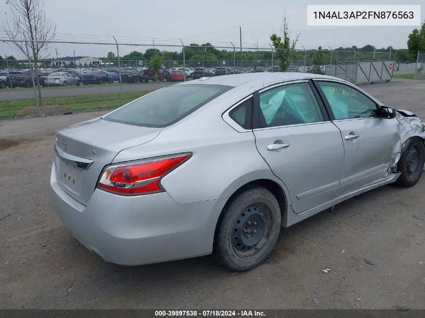 2015 Nissan Altima 2.5 S VIN: 1N4AL3AP2FN876563 Lot: 39897538