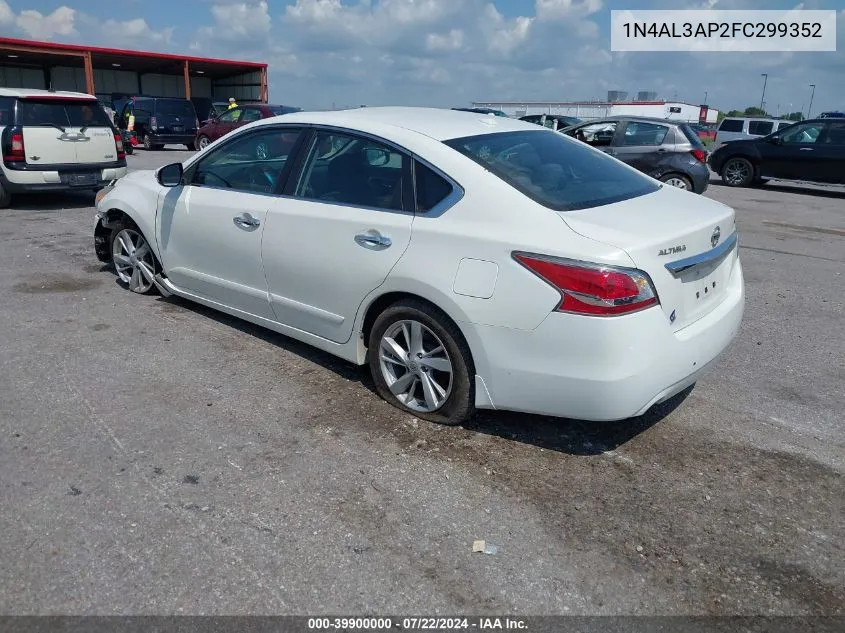 2015 Nissan Altima 2.5 Sv VIN: 1N4AL3AP2FC299352 Lot: 39900000