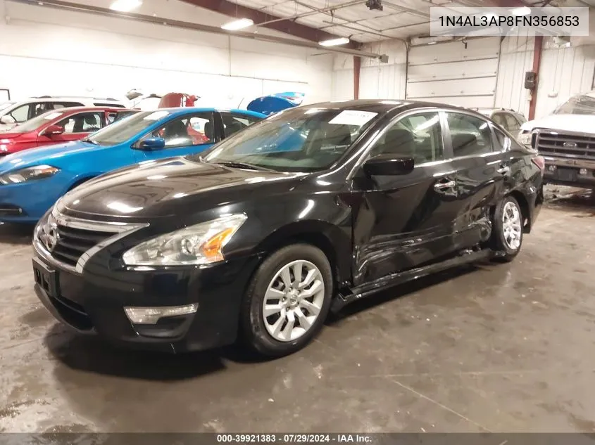 2015 Nissan Altima 2.5 S VIN: 1N4AL3AP8FN356853 Lot: 39921383