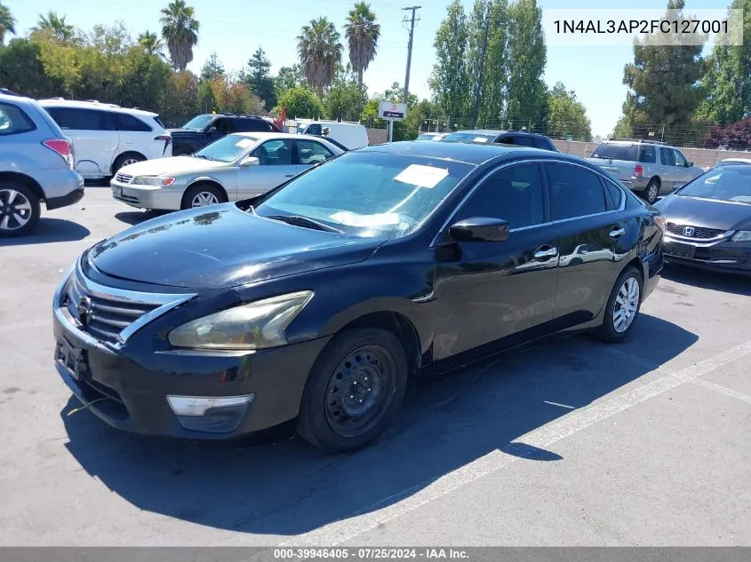 1N4AL3AP2FC127001 2015 Nissan Altima 2.5/2.5 S/2.5 Sl/2.5 Sv