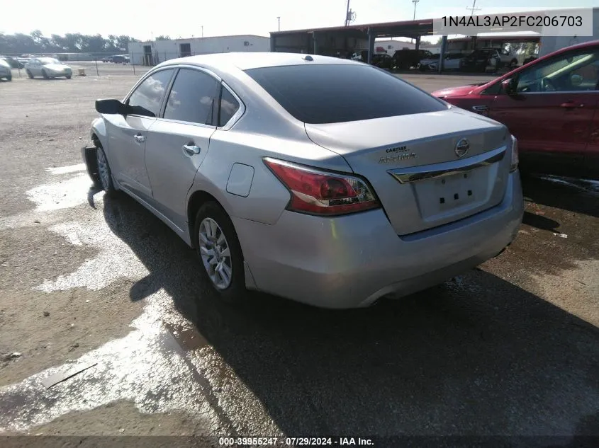 1N4AL3AP2FC206703 2015 Nissan Altima 2.5 S