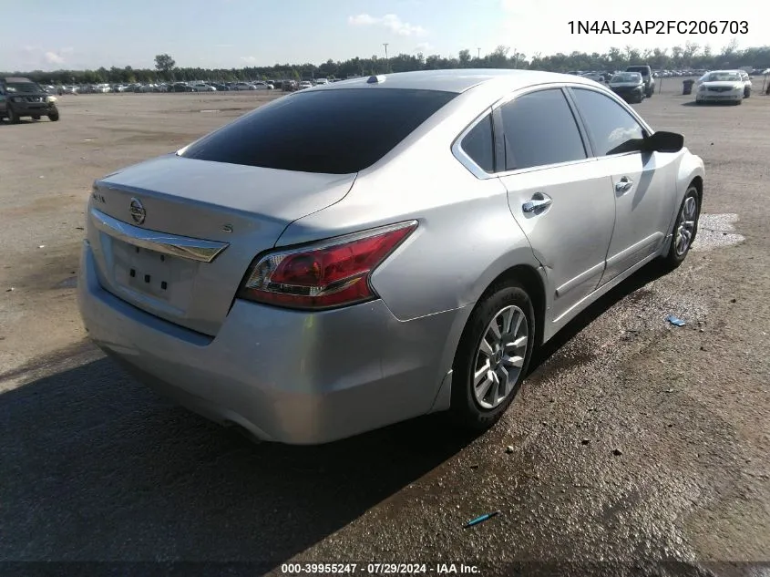 1N4AL3AP2FC206703 2015 Nissan Altima 2.5 S