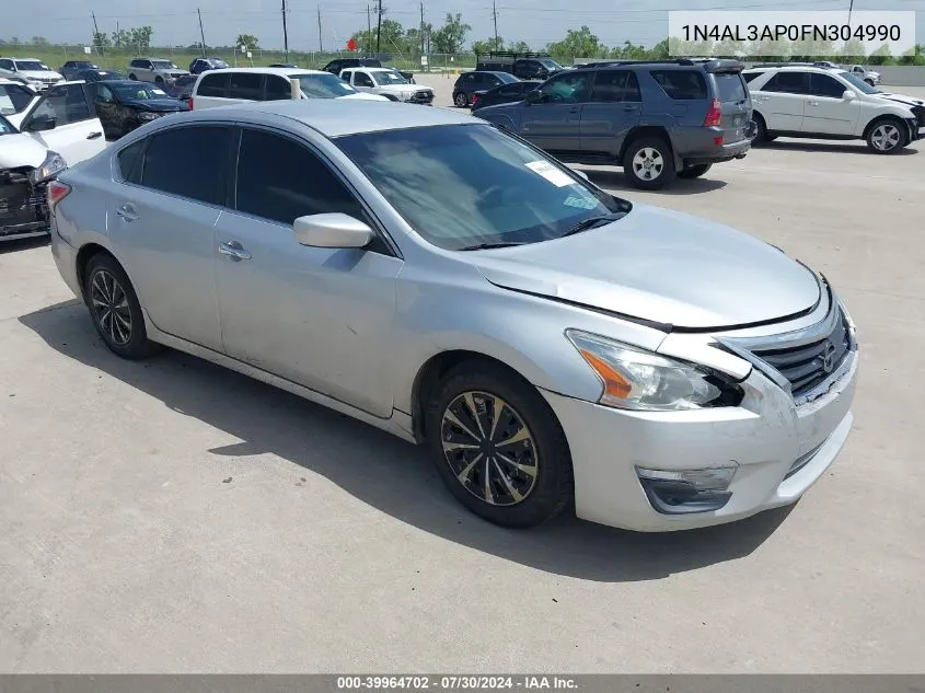 2015 Nissan Altima 2.5 S VIN: 1N4AL3AP0FN304990 Lot: 39964702