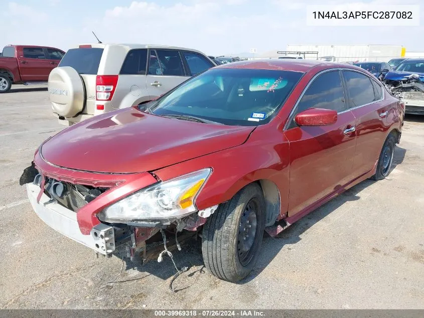 2015 Nissan Altima 2.5/2.5 S/2.5 Sl/2.5 Sv VIN: 1N4AL3AP5FC287082 Lot: 39969318