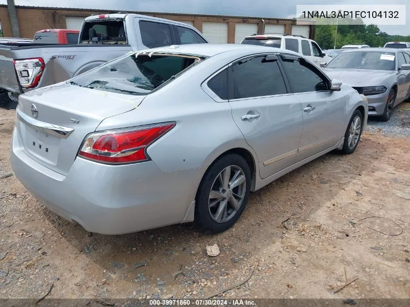 2015 Nissan Altima 2.5 Sv VIN: 1N4AL3AP1FC104132 Lot: 39971860