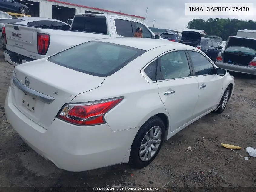 1N4AL3AP0FC475430 2015 Nissan Altima 2.5 S