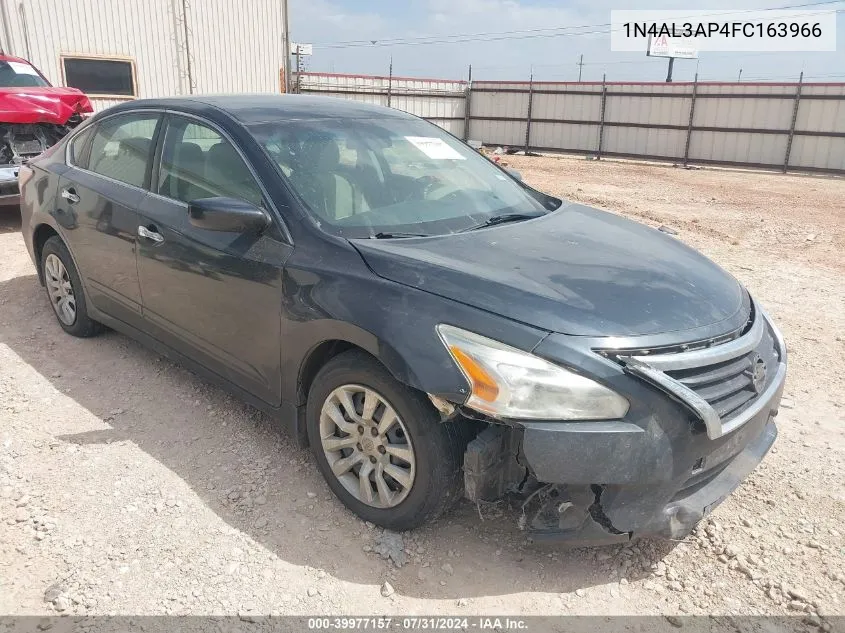 2015 Nissan Altima 2.5 S VIN: 1N4AL3AP4FC163966 Lot: 39977157