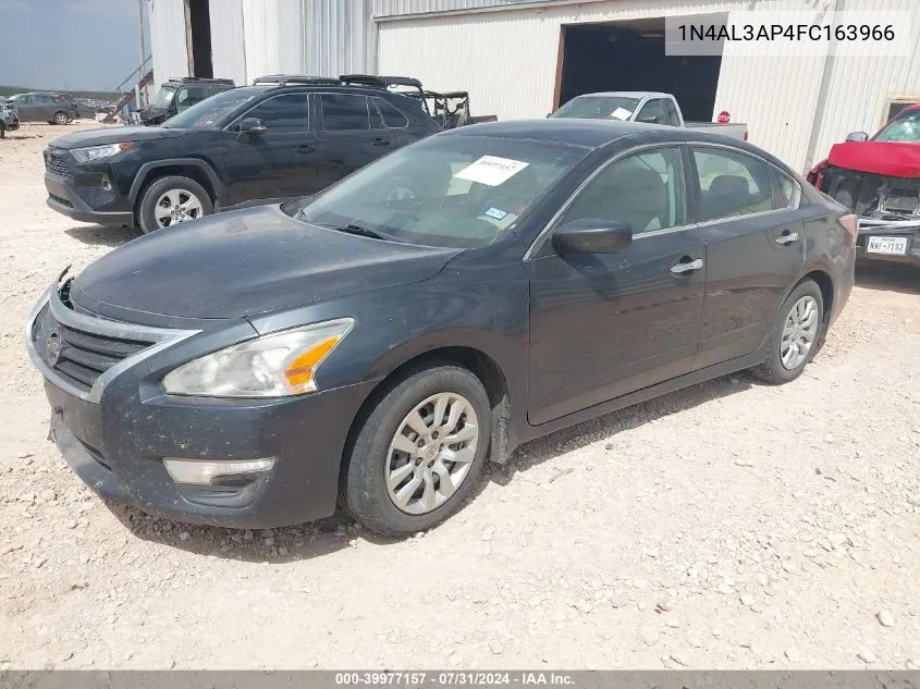 2015 Nissan Altima 2.5 S VIN: 1N4AL3AP4FC163966 Lot: 39977157