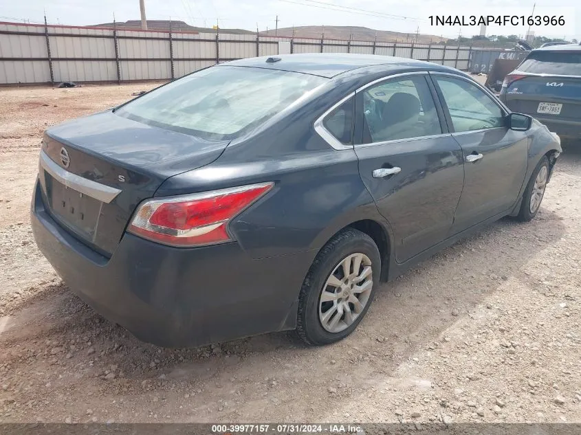 2015 Nissan Altima 2.5 S VIN: 1N4AL3AP4FC163966 Lot: 39977157