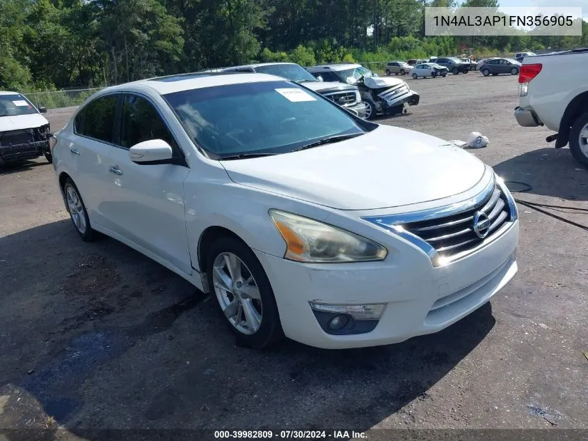 2015 Nissan Altima 2.5 Sl VIN: 1N4AL3AP1FN356905 Lot: 39982809