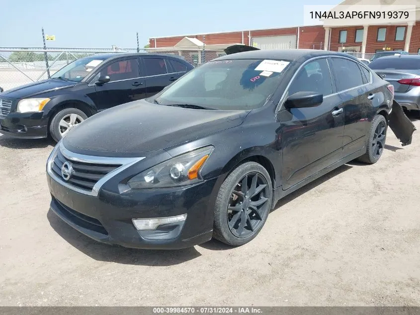 2015 Nissan Altima 2.5 S VIN: 1N4AL3AP6FN919379 Lot: 39984570