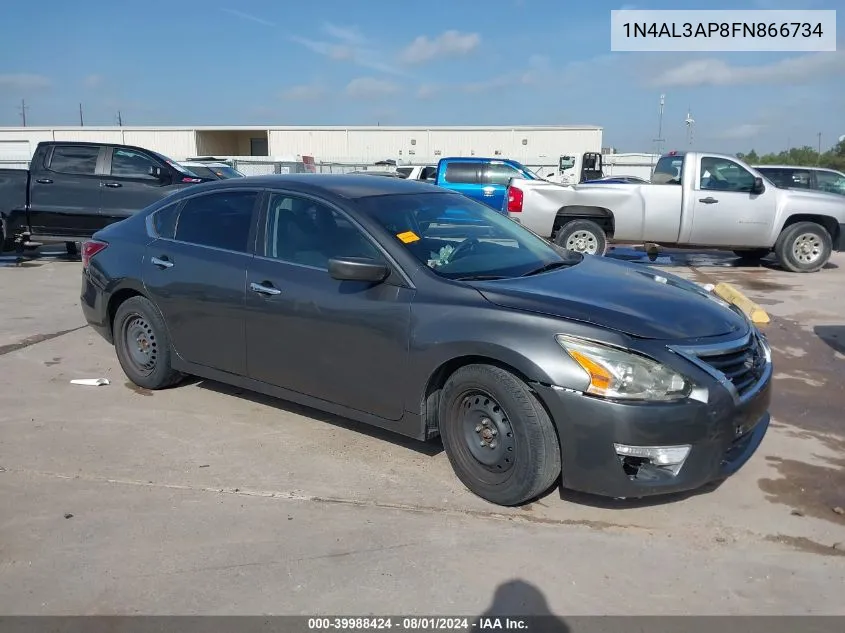 2015 Nissan Altima 2.5 S VIN: 1N4AL3AP8FN866734 Lot: 39988424