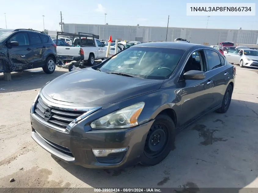 1N4AL3AP8FN866734 2015 Nissan Altima 2.5 S