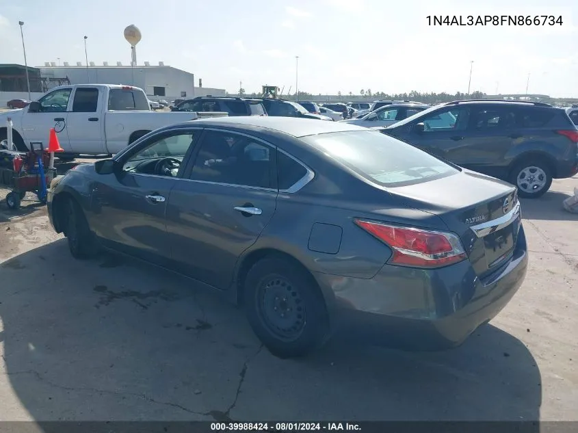 1N4AL3AP8FN866734 2015 Nissan Altima 2.5 S