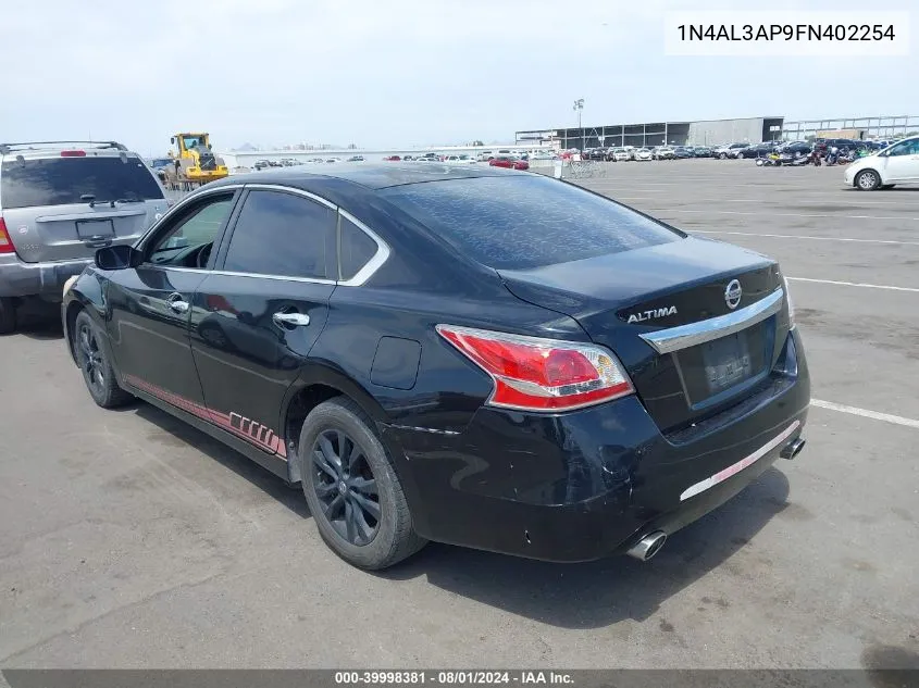 1N4AL3AP9FN402254 2015 Nissan Altima 2.5 S