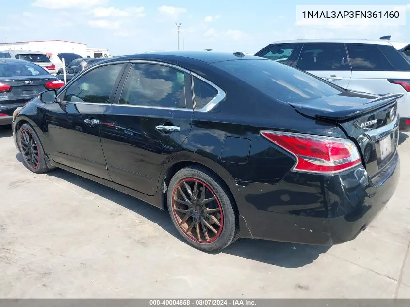 1N4AL3AP3FN361460 2015 Nissan Altima 2.5 Sl