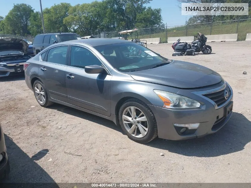 2015 Nissan Altima 2.5 Sv VIN: 1N4AL3AP2FC283099 Lot: 40014473